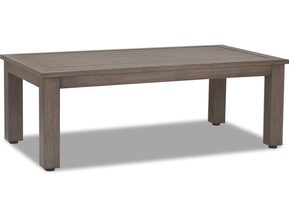 Laguna Rectangular Outdoor Coffee Table in Driftwood Finish