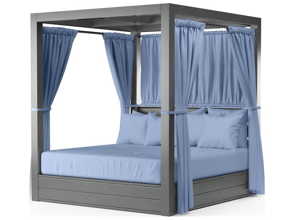 Redondo King Aluminum Daybed with Canopy