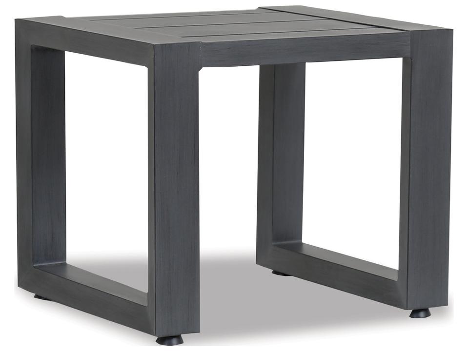Redondo Aluminum Rectangular Outdoor End Table