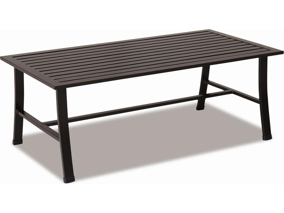 La Jolla Rectangle Outdoor Coffee Table in Espresso