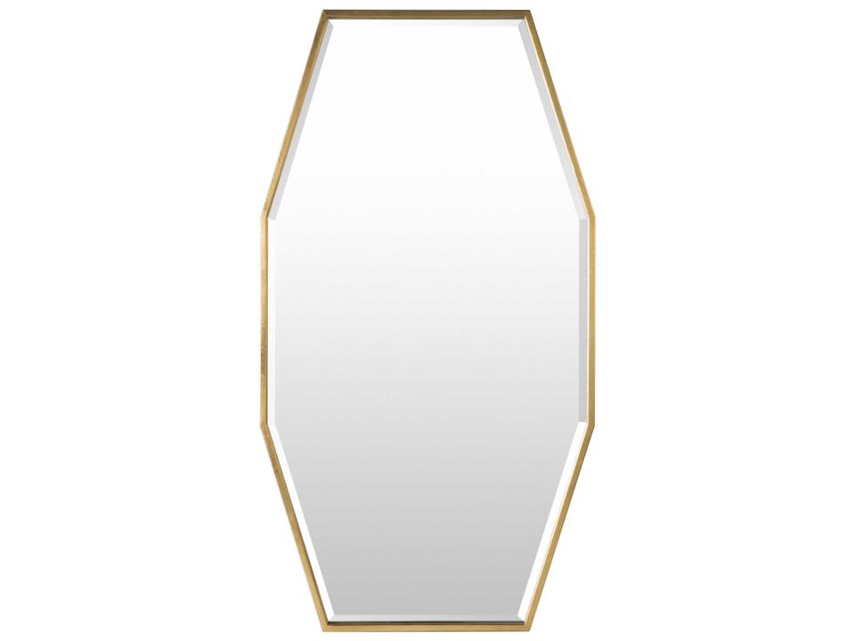 Adams Collection Accent Mirror in Antiqued Gold