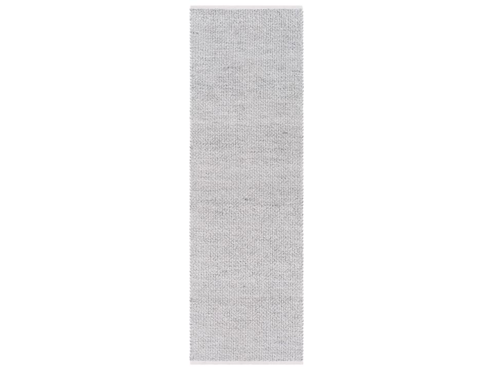 Azalea 2'6" x 8' Recycled PET Yarn Runner Area Rug in Gray