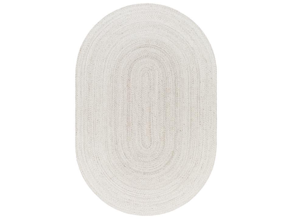 Azalea 6x9 Oval Hand Woven Recycled PET Yarn Area Rug in Taupe Multi