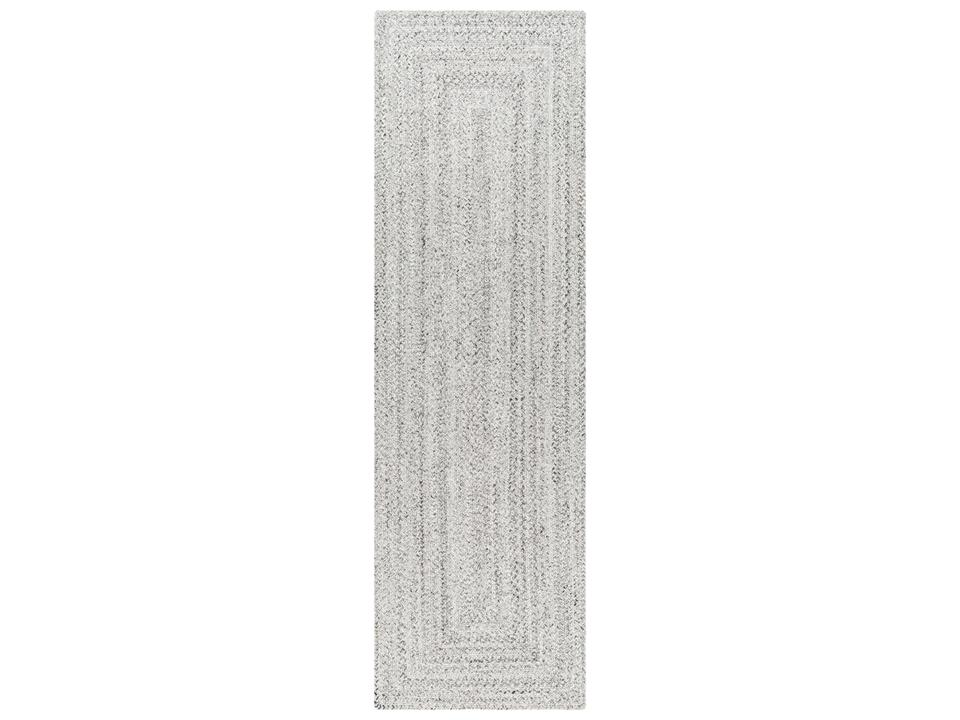 Azalea 2 ft 6 in x 8 ft Gray Black Cream Runner Area Rug