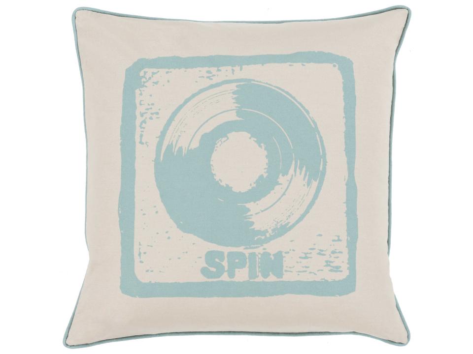 Big Kid Blocks Cotton Accent Pillow Woven Design