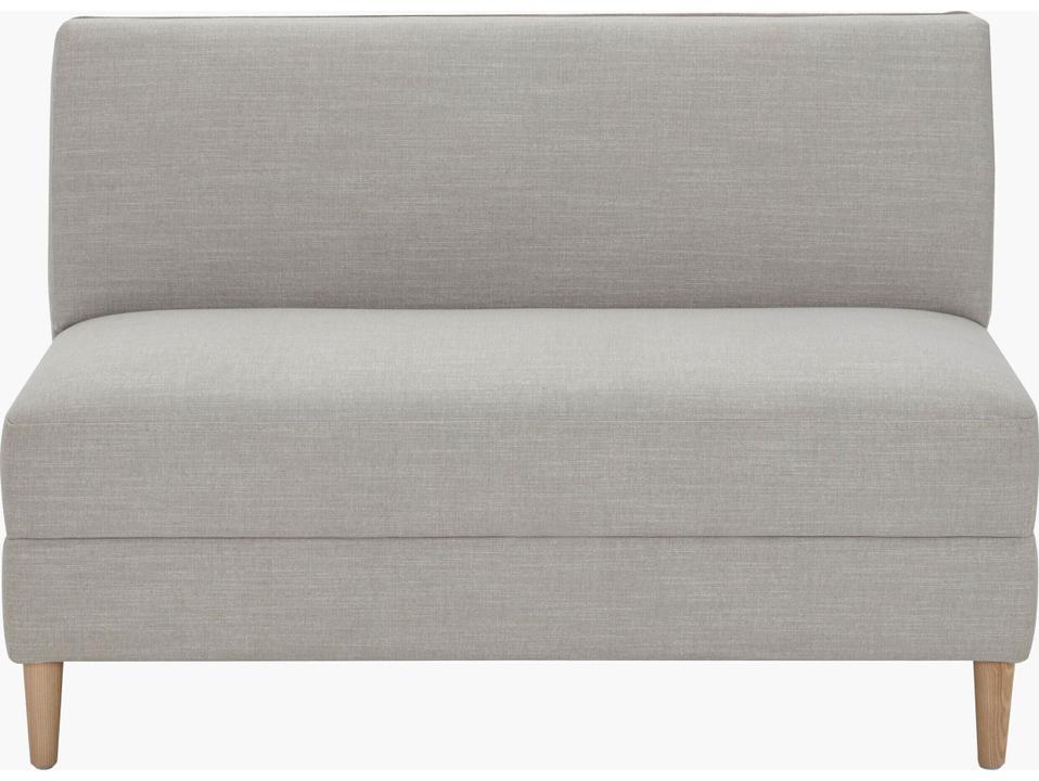 Stinson Becki Owens Light Gray Upholstered Banquette Bench