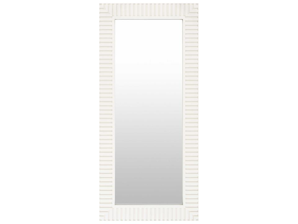 Colossae Rectangular Floor Mirror in White