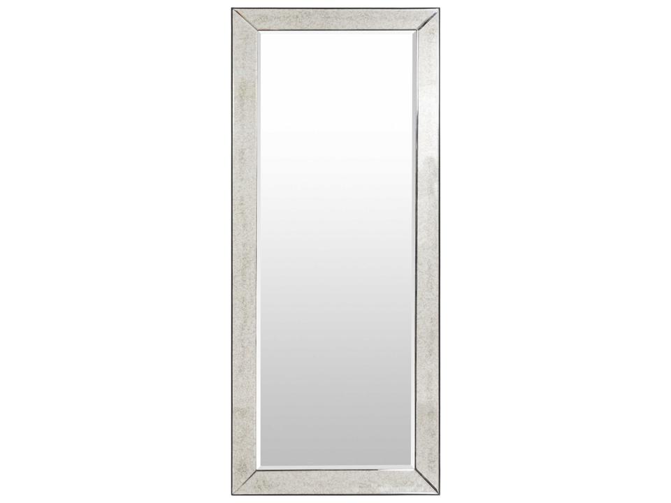 Calloway 72 x 30 Inch Rectangular Full Length Mirror in Metallic Silver