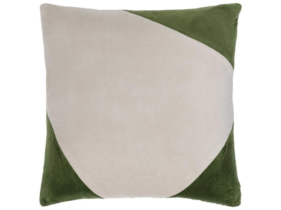 Cotton Velvet Accent Pillow with Detailed Quilting