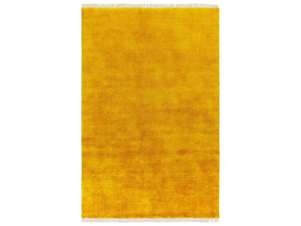 Evergreen Hand Loomed Wool Area Rug with Fringe