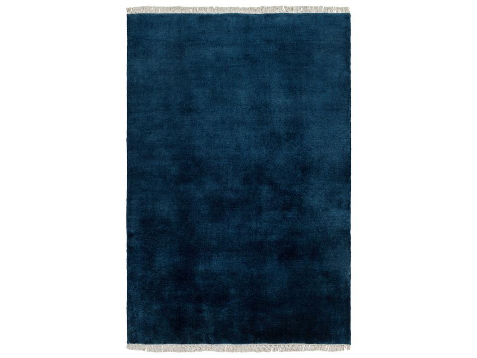 Evergreen Hand Loomed Wool Area Rug with Fringe