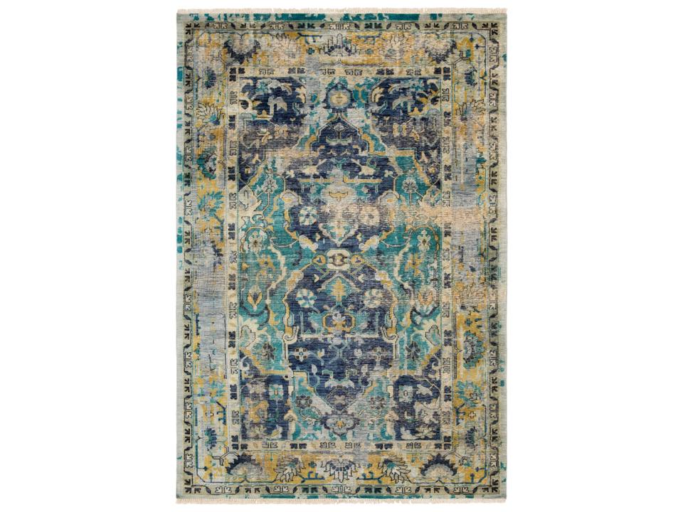 Festival Hand Knotted Wool Area Rug