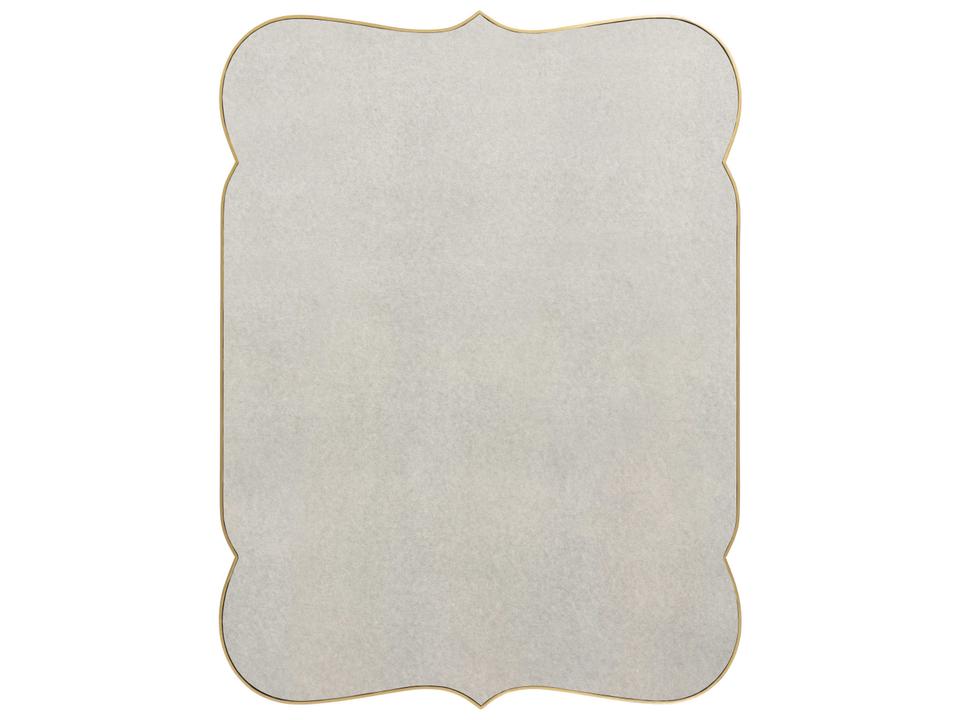 Imelda 40 x 30 Inch Gold Accent Wall Mirror