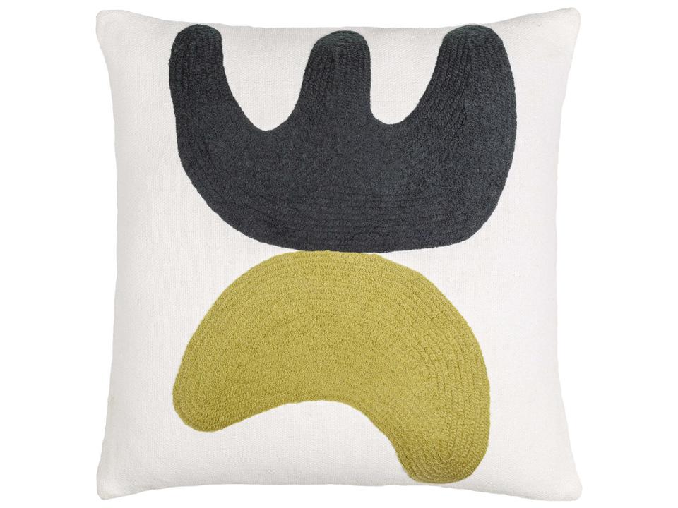 Jason Wu JSW-004 22-Inch Square Cotton Accent Pillow with Knife Edge