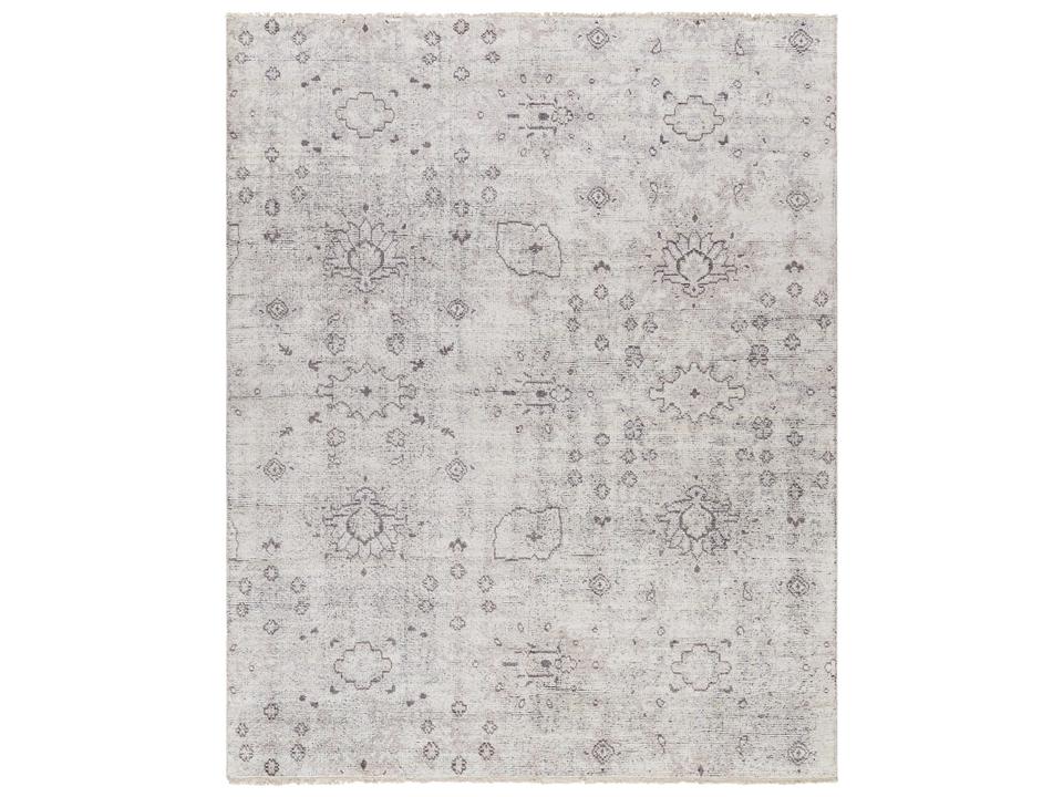 Kushal Hand Knotted Area Rug Viscose and Wool Blend