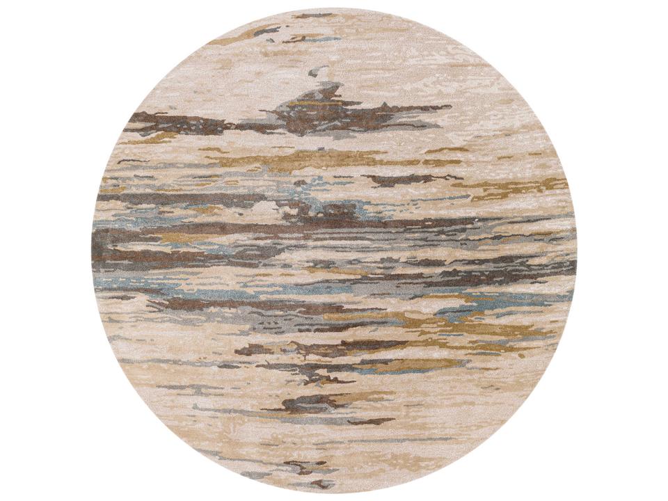 Kavita Hand Tufted Viscose and Wool Abstract Area Rug