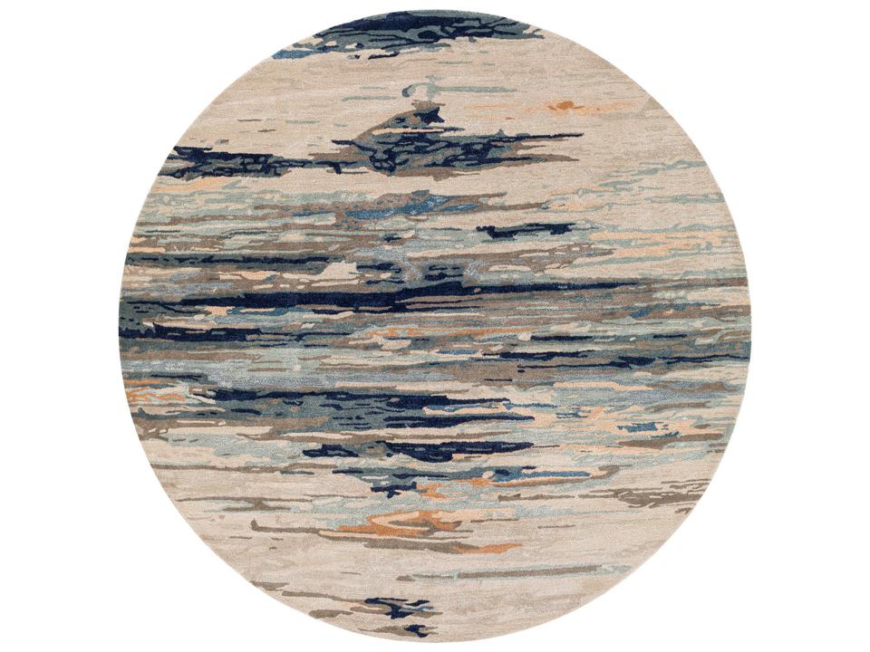 Kavita Abstract Hand Tufted Area Rug Viscose and Wool