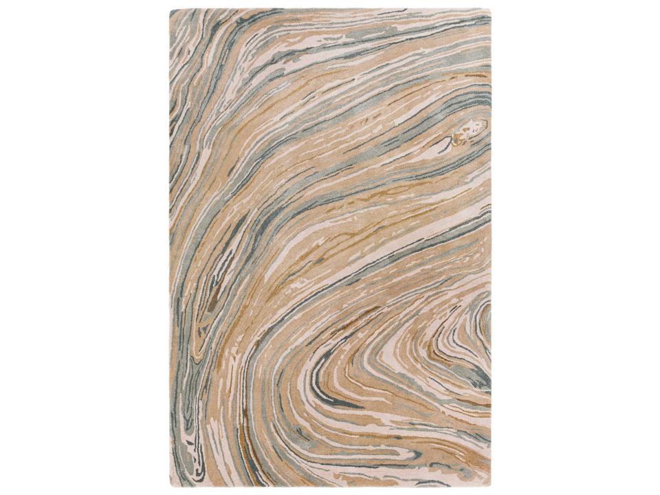 Kavita Hand Tufted Abstract Area Rug Viscose Wool Blend
