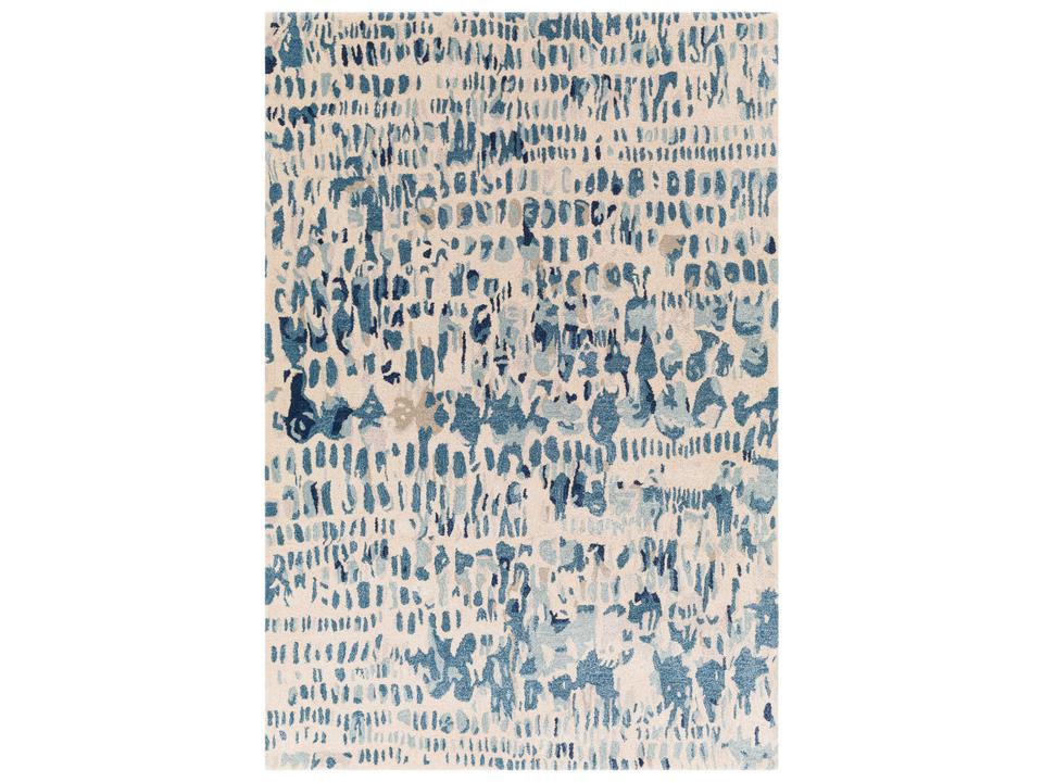 Kavita Hand Tufted Viscose Wool Blend Area Rug with Lustrous Sheen
