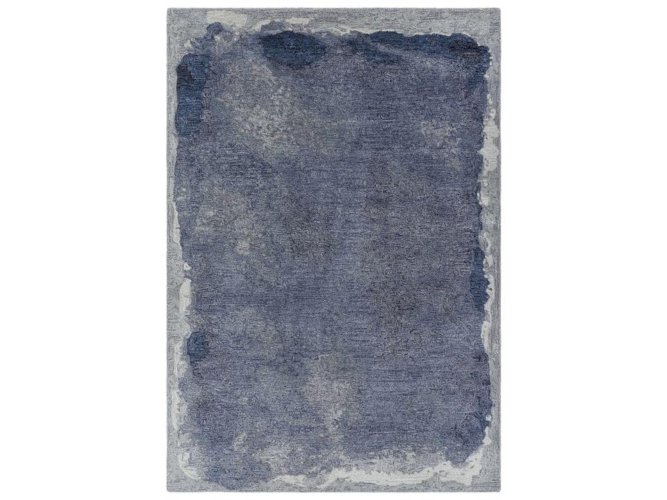 Kavita Hand Tufted Wool Viscose Area Rug in Grey