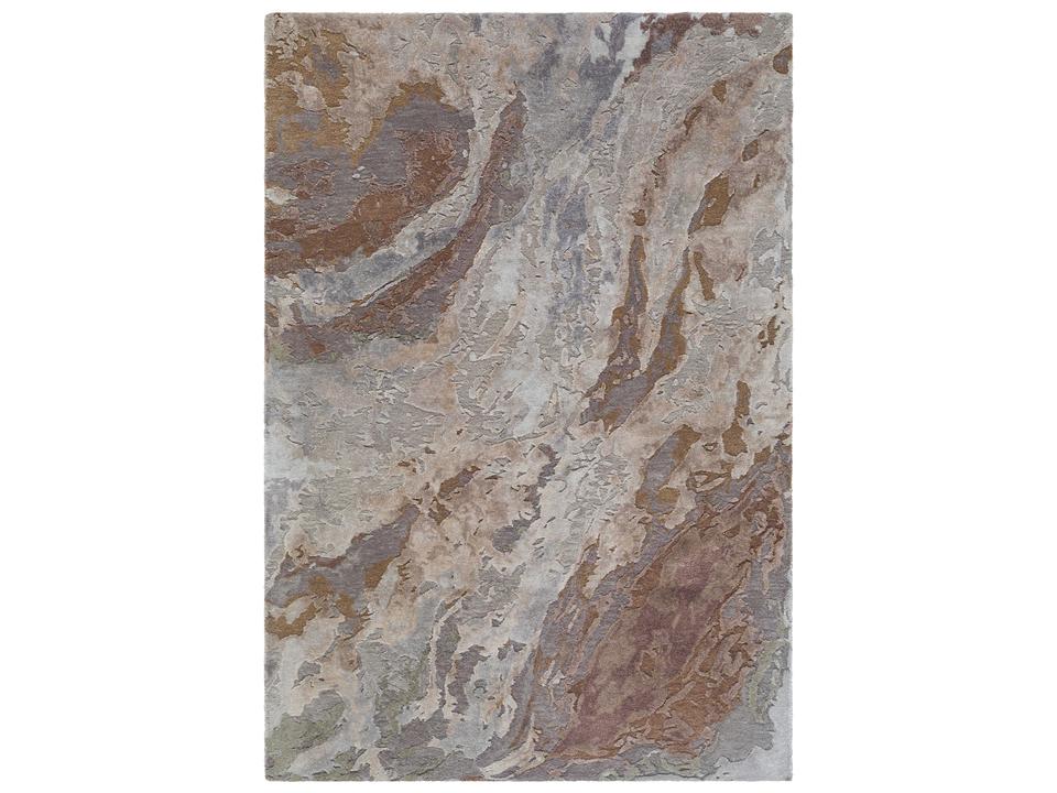 Lukla Hand Tufted Wool Viscose Area Rug Modern Contemporary