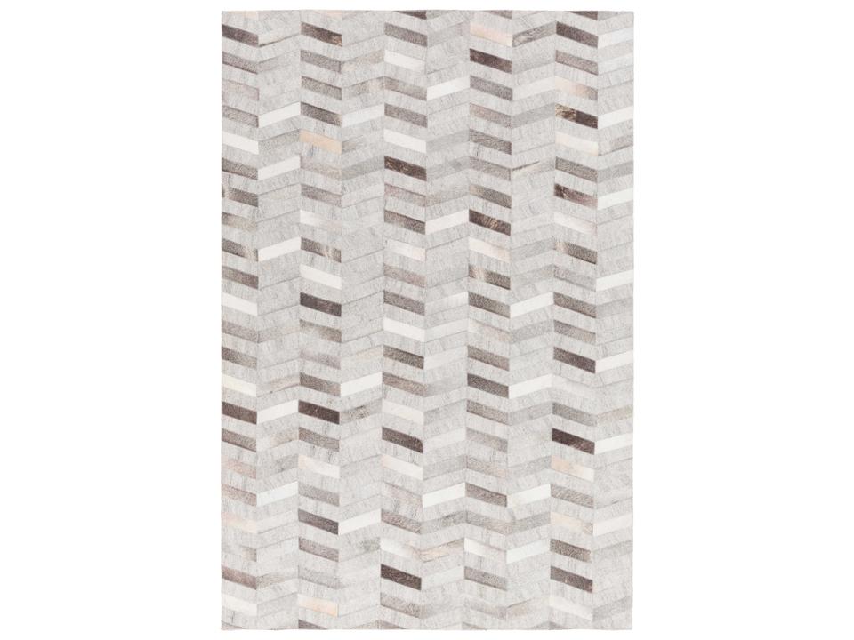Medora Hand Woven Hair On Hide and Chenille-Viscose Area Rug