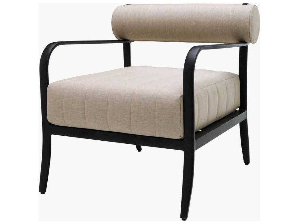 Antibes Lounge Chair with Black Sunbrella Cushions