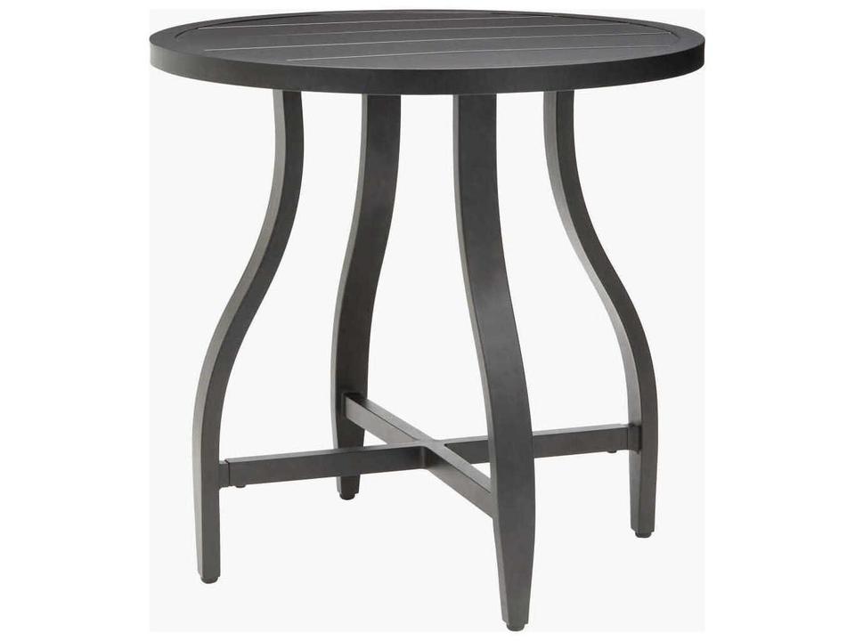 Antibes Round End Table in Black