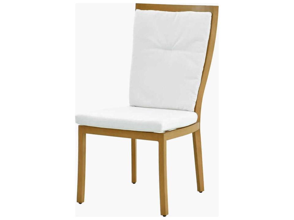 Cape Town Hand Painted Wheat Aluminum Dining Chair