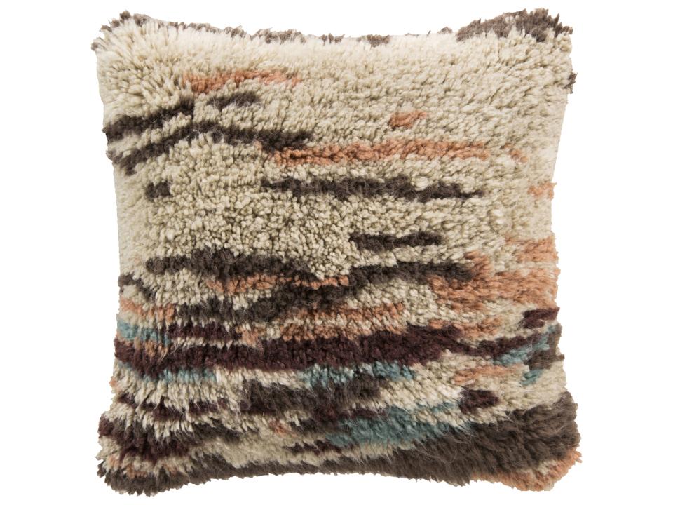 Mammoth Wool Accent Pillow in Warm Tones