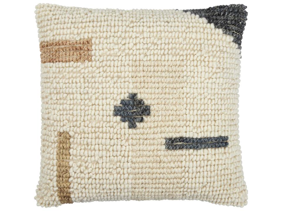 Sand Dunes Accent Pillow Woven Wool and Cotton Blend