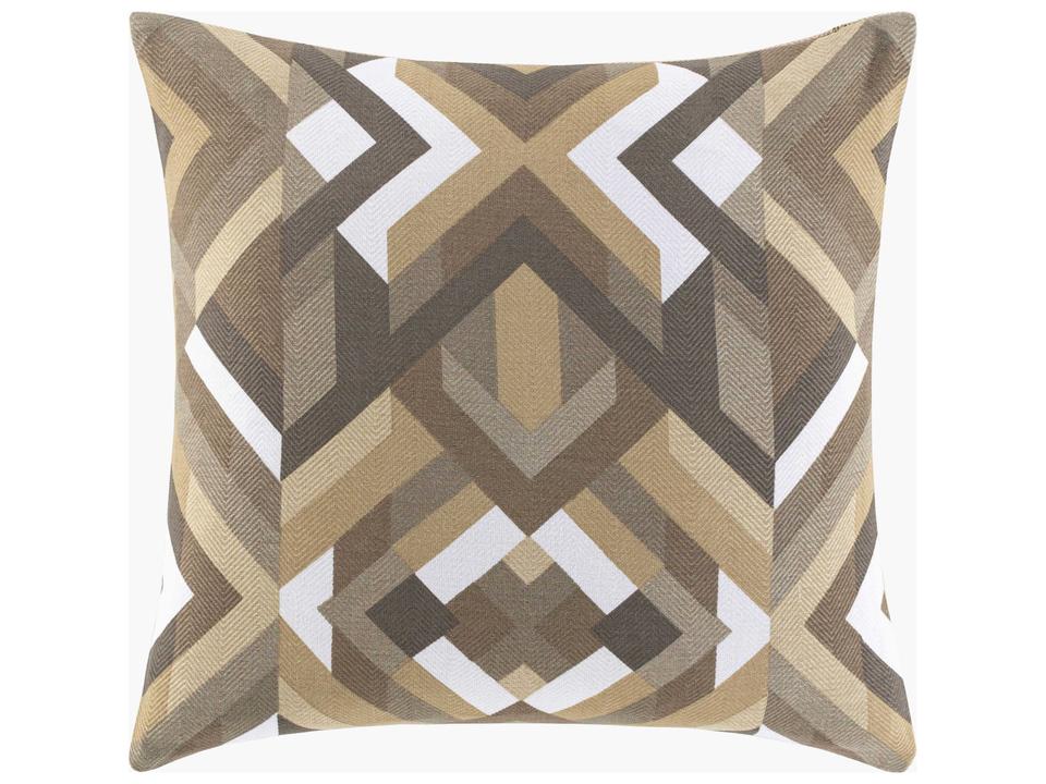 Teori 22-Inch Square Cotton Accent Pillow in Charcoal