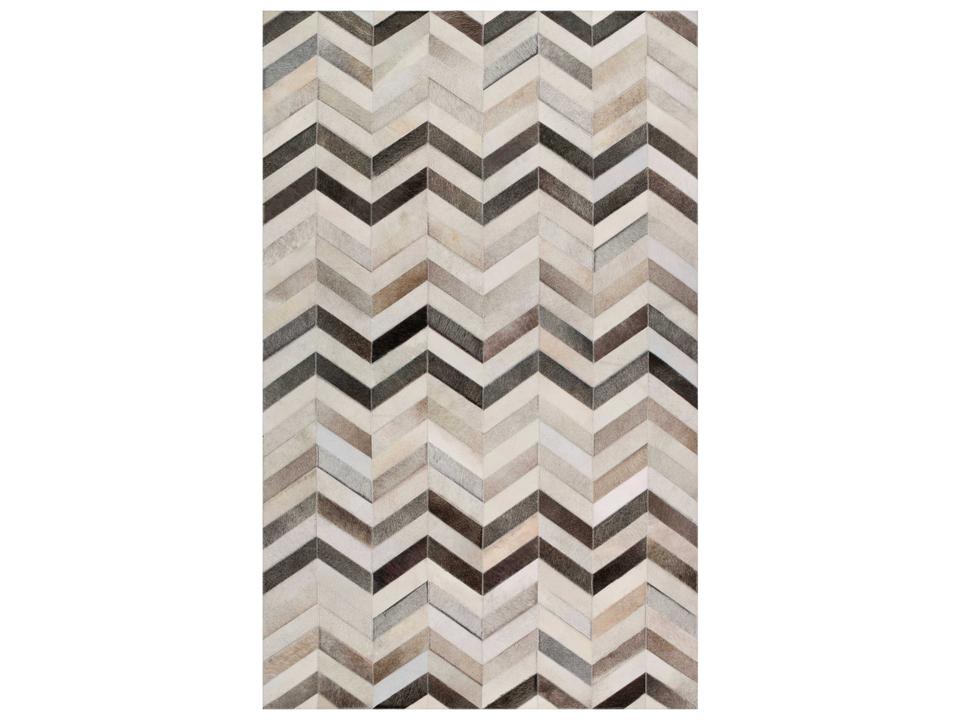 Trail Hand Crafted Hair On Hide Rectangular Area Rug