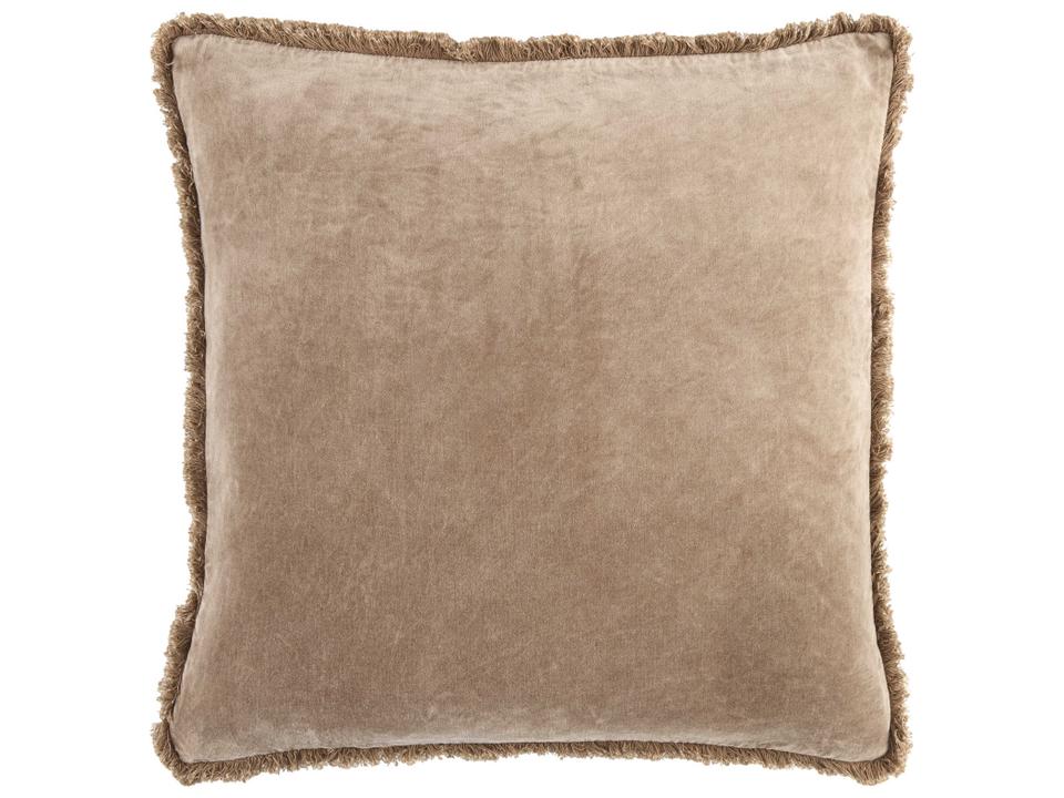 Washed Cotton Velvet Accent Pillow