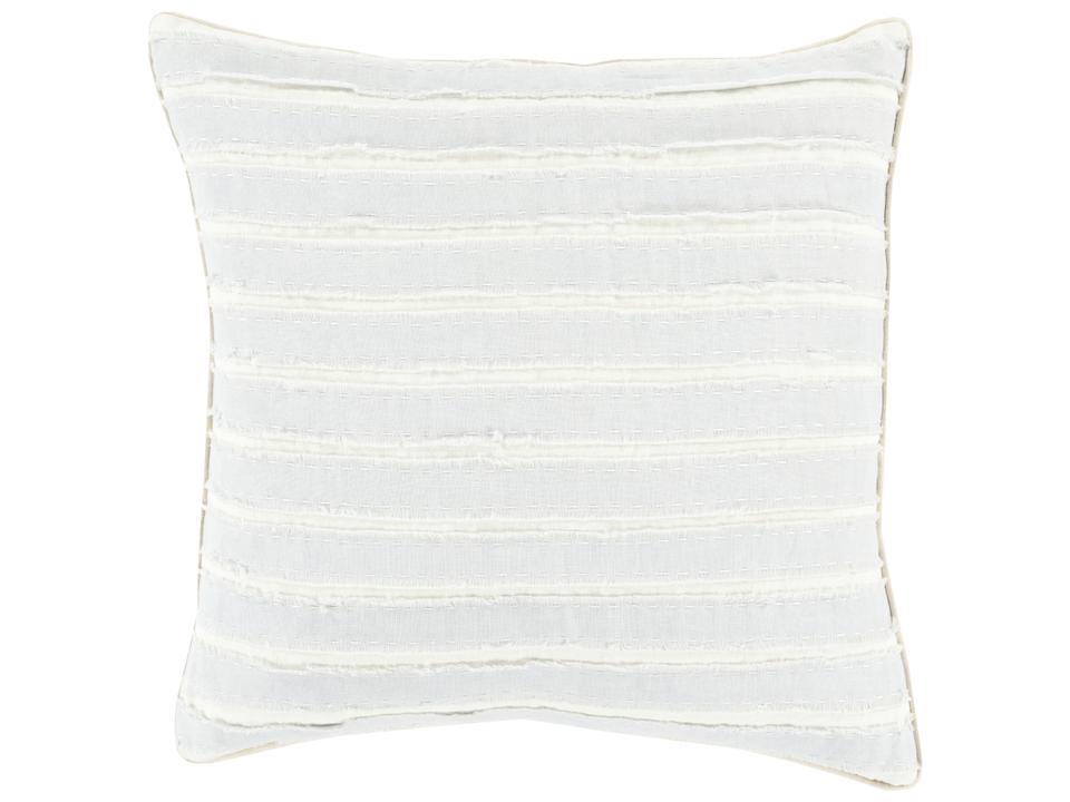 Willow Decorative Throw Pillow with Hand Embroidery