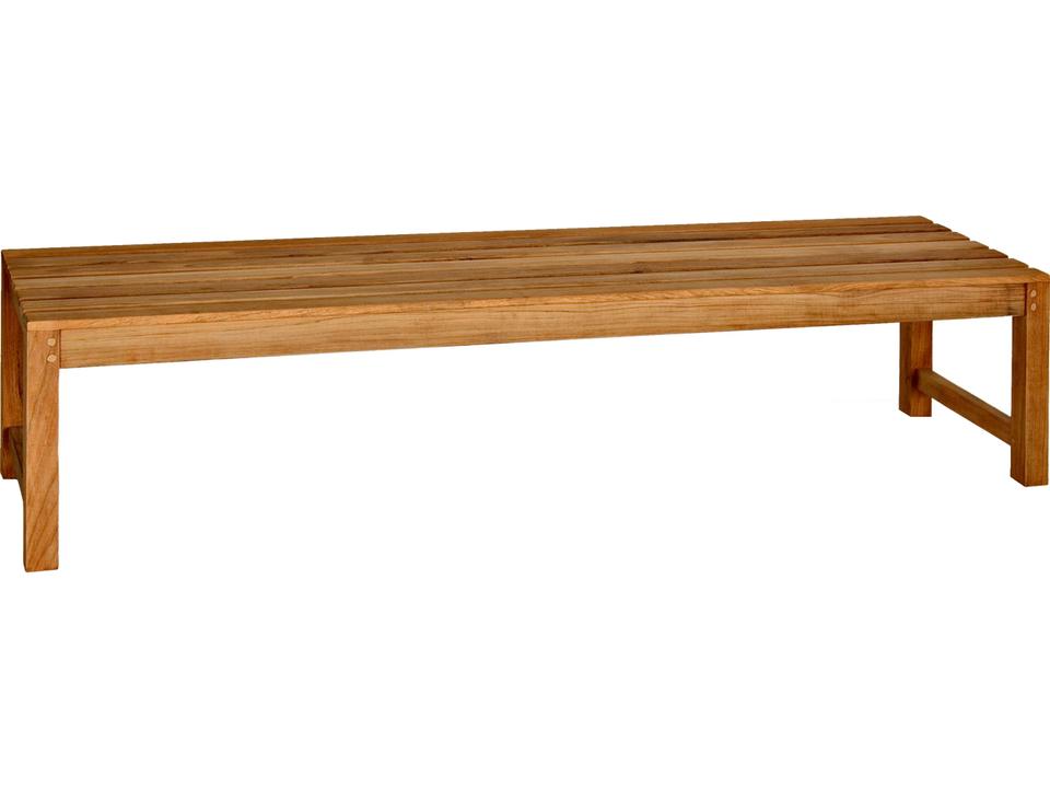 Charleston 6 Foot Teak Backless Bench