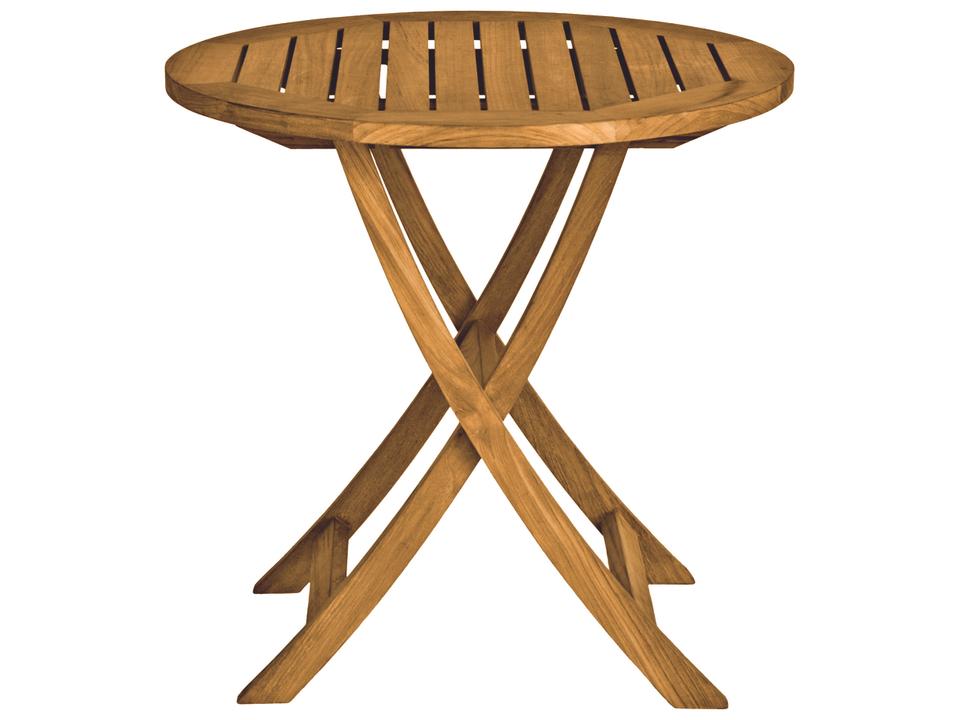 Cambridge Teak Round Folding Cafe Table