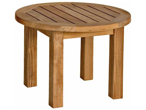 Canterbury Round Teak Outdoor Side Table