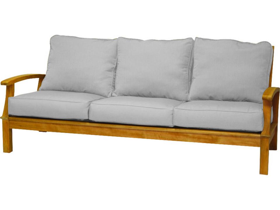 Monterey Teak Deep Seating 3-Seat Sofa