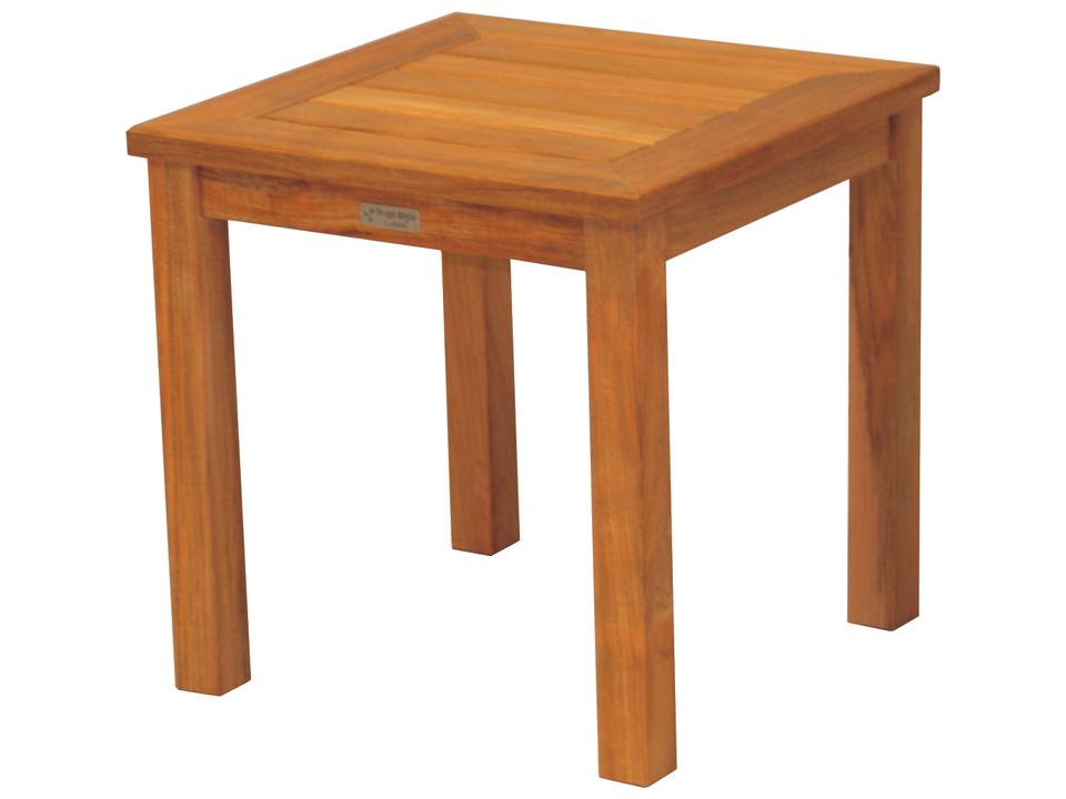 Newport Teak Square Tall 20-Inch Side Table