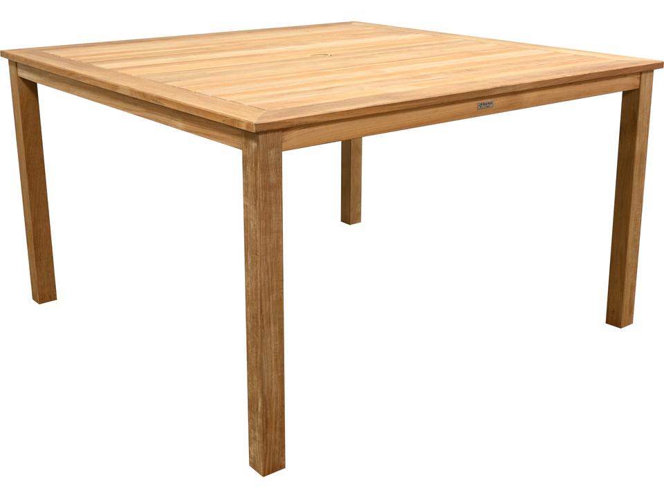 Newport Square 62-Inch Counter Height Dining Table in Natural Teak