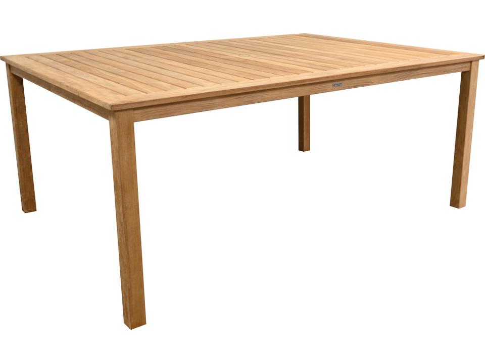 Newport Rectangle 86-Inch Counter Height Dining Table in Natural Teak