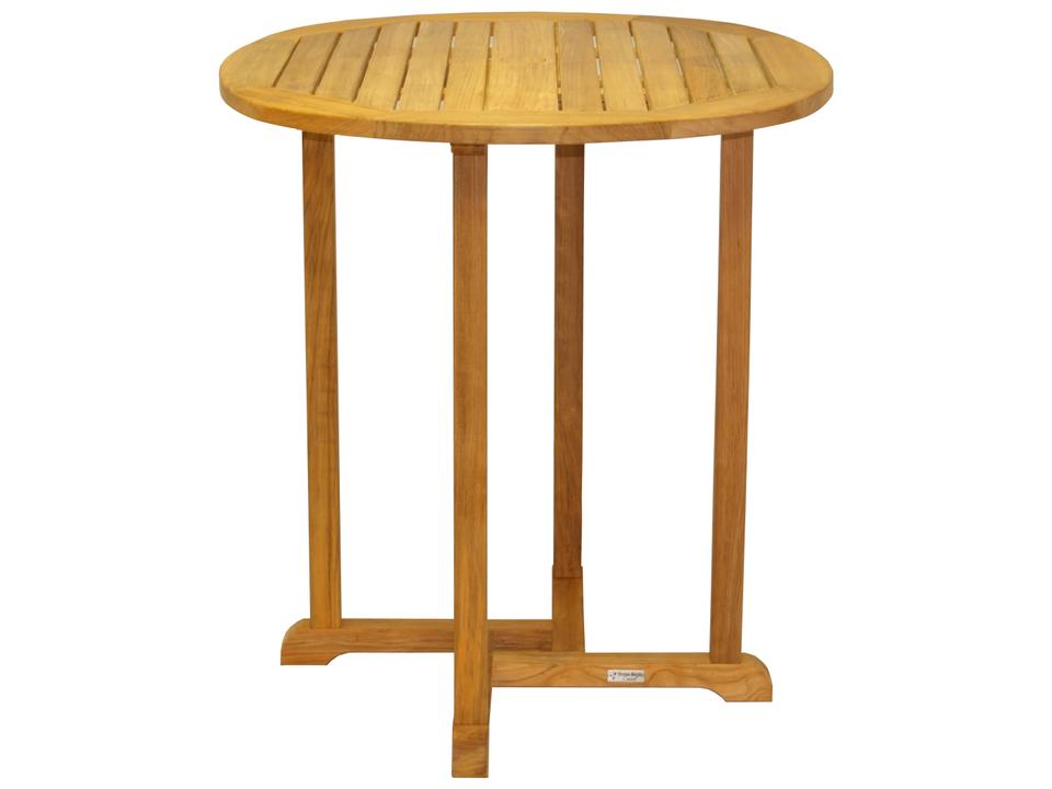 Oxford 36-Inch Round Teak Bar Table