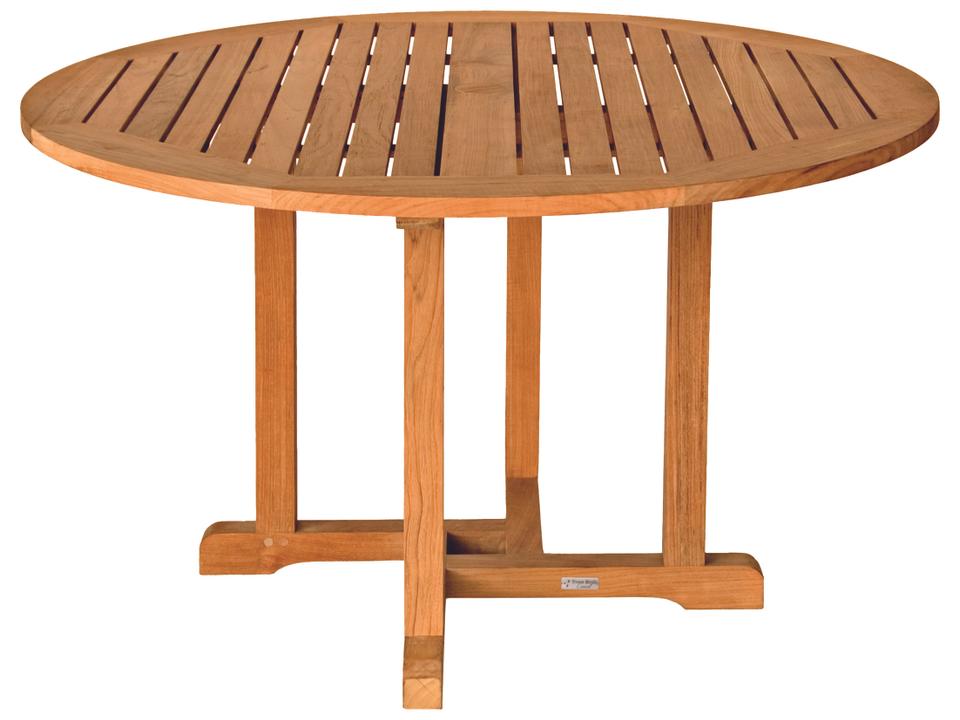 Oxford 48 Inch Round Teak Dining Table