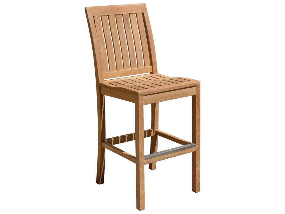 St. Lucia Grade A Teak Bar Chair