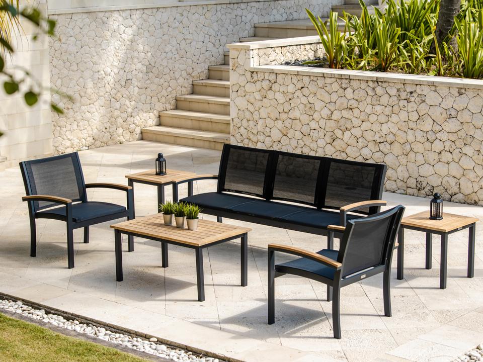 Soho Aluminum Sling Outdoor Patio Lounge Set