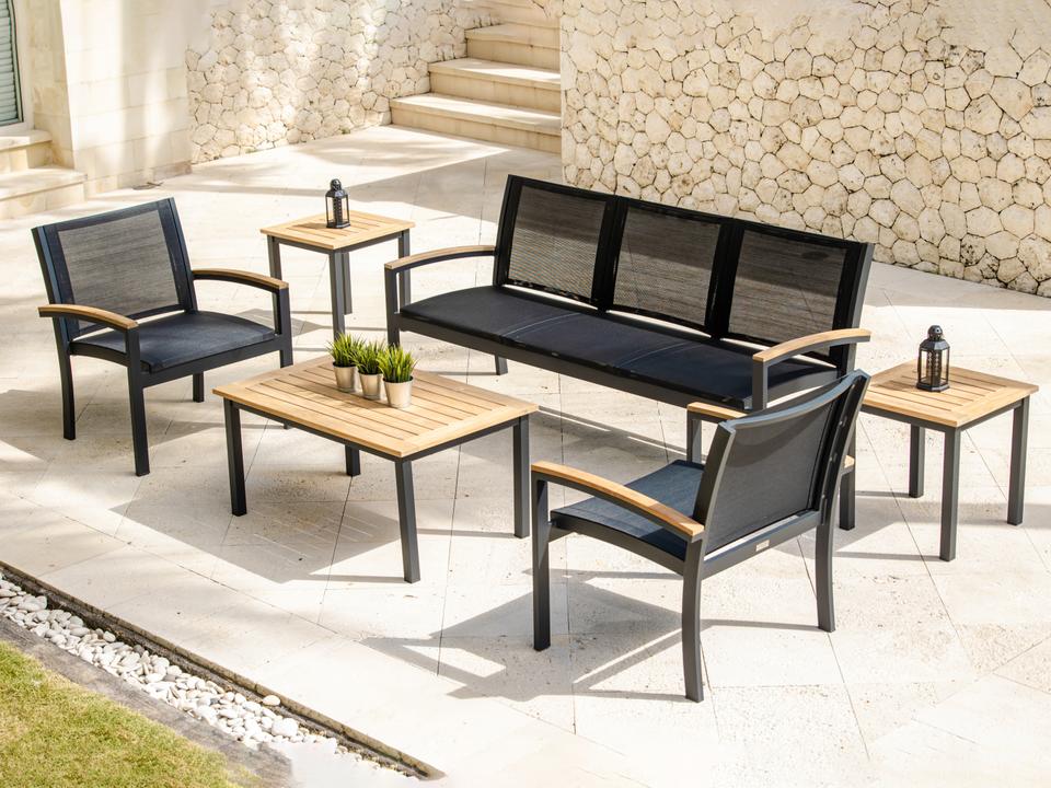 Soho Aluminum Sling Outdoor Lounge Set