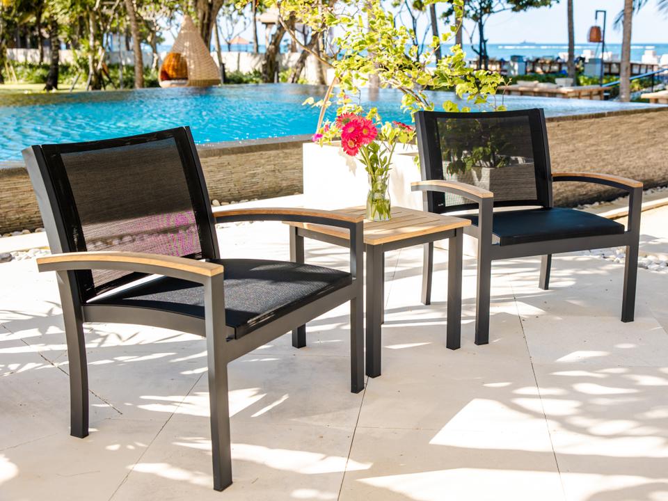 Tribeca Aluminum Sling Outdoor Patio Lounge Set