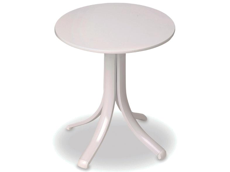 18-Inch Round MGP Outdoor End Table with Aluminum Frame