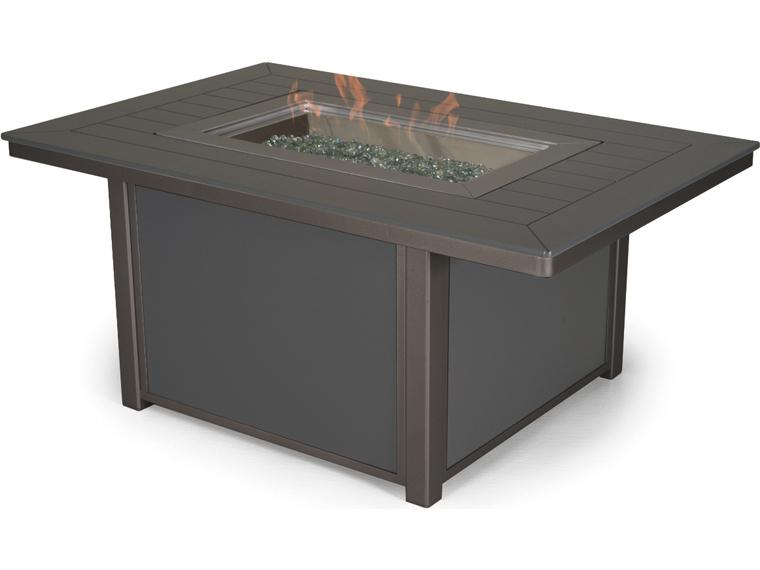 36x54 Inch Rectangular MGP Top Fire Pit Table
